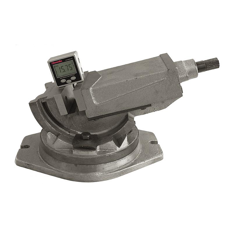 IP54 Digital vinkelmåler 4x90° 51x51x32 mm med magnet på 3 sider