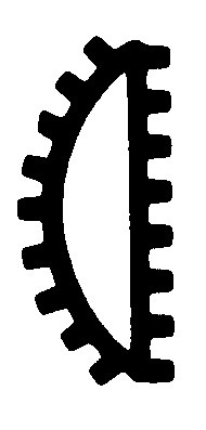 Halvrundfil m/ håndtag, 150 mm