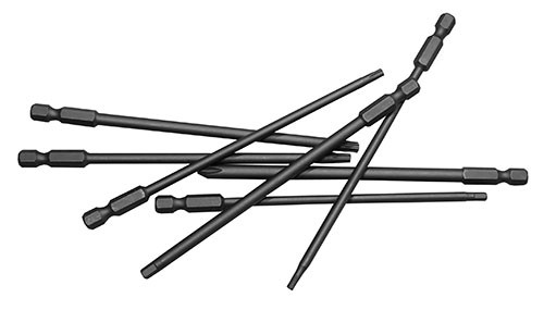 BATO 1/4" Bits 6kt. 3,0 x 127 mm. 10 stk. pk.