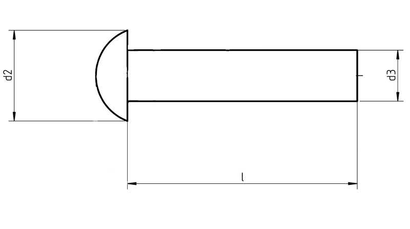 Jernnitte 4 x 40 mm