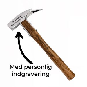 PEDDINGHAUS TØMRERHAMMER FORKROMET (MED PERSONLIG INDGRAVERING)