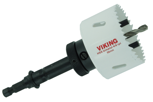 VIKING holder type M30S med 6-kantet skaft