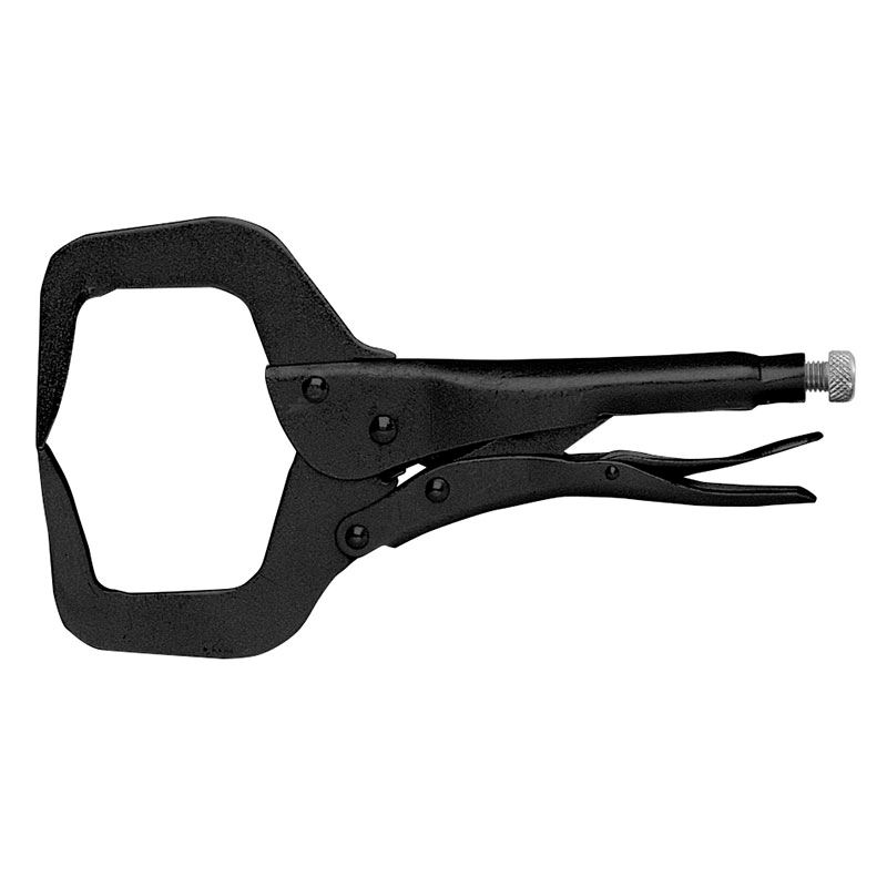 Svejsetang D6 C-klemme med spidse kæber (280 mm / 11")