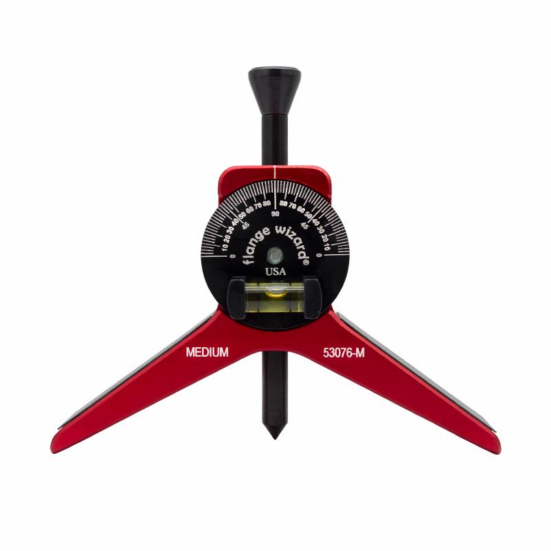 FLANGE WIZARD Centerhoved for 6"+ rør med magnet og vinkelskive med libelle