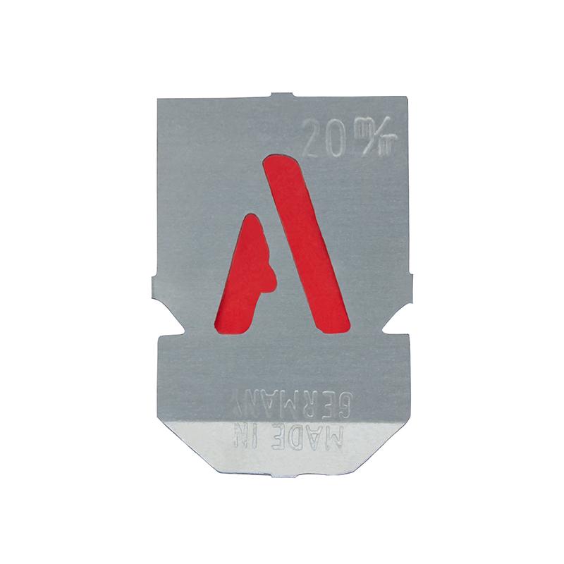 Stencil sæt med bogstaver A-Z+& (27 dele)