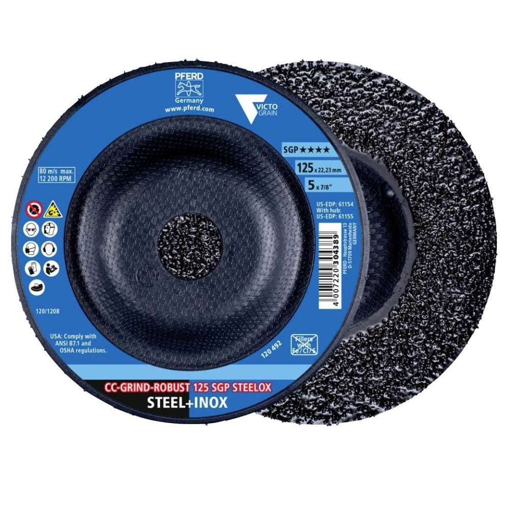 PFERD SLIBESKIVE CC-GRIND ROBUST SGP Ø125 MM