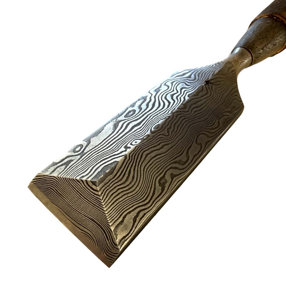 STEMMEJERN I DAMASKUS STÅL, 42 MM