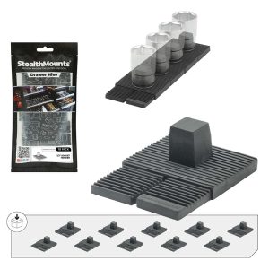 StealthMounts Drawer Hive Holder til 1/2" toppe – 10 stk