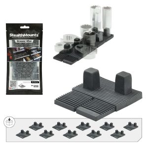 StealthMounts Drawer Hive Holder til 3/8" toppe – 10 stk