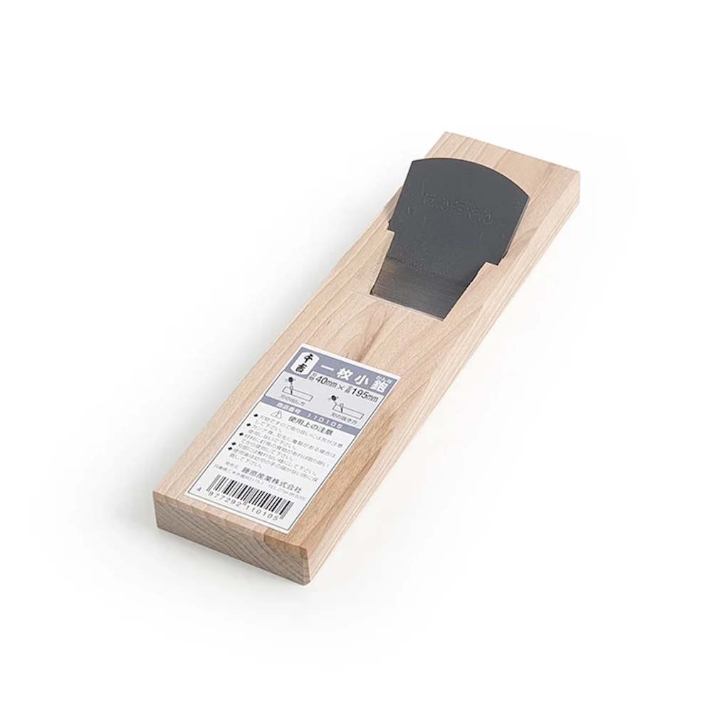 Senkichi mini japansk træhøvl uden spånbryder – 40 x 195 mm