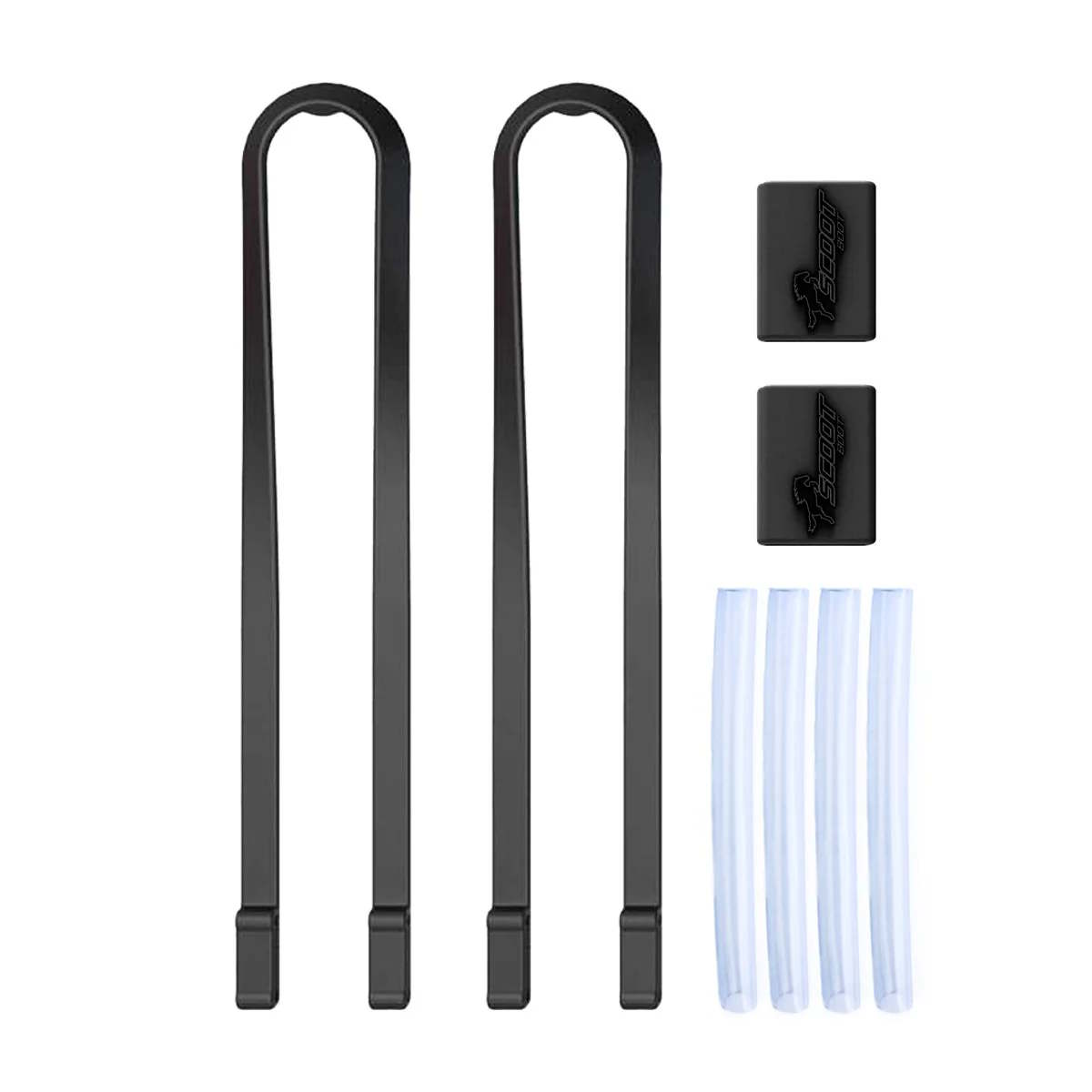 Scootboot Mud Straps – sorte, 2 stk.